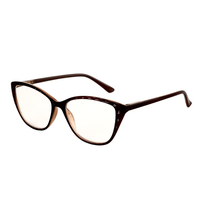 Lunettes de lecture œil de chat classiques et tendance, montures PC, logo personnalisé, charnières à ressort légères, pour femmes