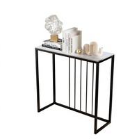 Petites tables consoles élégantes en métal doré, meubles modernes pour salon, bureau à domicile, chambre, centre de commande, minimalistes, faciles à assembler