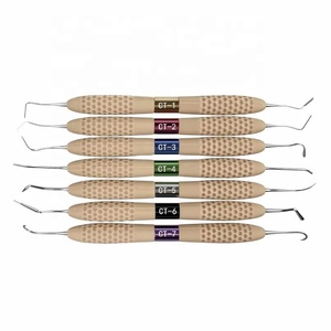 Kit de Restauración Dental Estética de 7 Piezas: Rellenadores de Resina Manuales, Materiales Compuestos, Cuchillo de Relleno, Modelador de Plástico, Mango de Silicona - Product Image 1