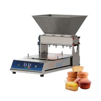 Machine à garnir les cupcakes et déposeuse de biscuits au chocolat, machine à faire des gâteaux moelleux pour les boulangeries, pour la garniture de gâteaux au lait