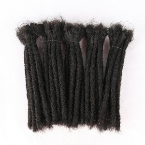 Dreadlocks Afro Kinky all'Ingrosso, 100% <span class=keywords><strong>Capelli</strong></span> Umani <span class=keywords><strong>Veri</strong></span>, Morbidi, Interamente Fatti a Mano, Colore Nero Naturale, Estensioni Dreadlocks Personalizzate - Product Image 4