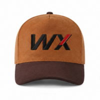 Gorras de béisbol de lujo con logotipo personalizado, ajustables, de algodón y gamuza, estilo moderno, de diseñador, con bordado 3D.