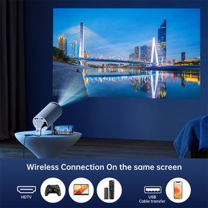 Akıllı Mini Projecteur 720P HD 4K 120 ANSI 2.4G/5G <span class=keywords><strong>WIFI</strong></span> 5.0 <span class=keywords><strong>Bluetooth</strong></span> büyük ekran taşınabilir ev ve açık Video projektör HY300 - Product Image 5