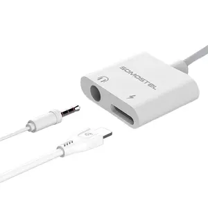 SOMOSTEL 2022 3,5 мм аудио разъем + адаптер для зарядки 3,5 мм цифровой кабель аудио разъем конвертер адаптер для наушников