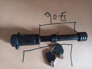 Goupille de verrouillage de <span class=keywords><strong>remorque</strong></span> robuste résistante aux intempéries, en acier chromé de 5/8\", longueur réglable, classe I-V, pour remorques et bateaux - Product Image 4