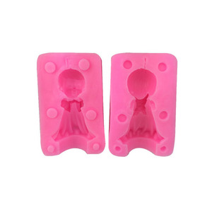 Ángel lindo niño y niña bebé de silicona molde vela venta molde 3d de alas de Ángel - Product Image 6