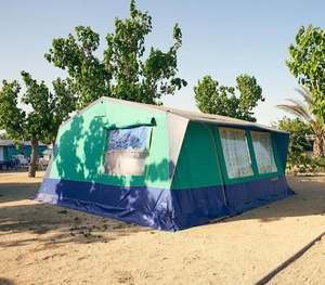 Tende <span class=keywords><strong>Bungalow</strong></span> di Lusso <span class=keywords><strong>in</strong></span> Tela con Struttura <span class=keywords><strong>in</strong></span> Acciaio Impermeabile per Quattro Stagioni, con Due Camere da Letto - Product Image 4