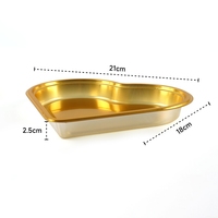 Beste Prijs Wegwerp Huisdier Gouden Doos Verpakking Snoep Hartvormig Plastic Dienblad Voor Cake Geschenken Mooie Aardbei Fruit Chocolade