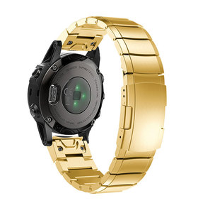 Bracelet de montre intelligent en métal et acier inoxydable pour <span class=keywords><strong>Garmin</strong></span> <span class=keywords><strong>Fenix</strong></span> 5 5s 5X <span class=keywords><strong>6X</strong></span> 26MM 22MM 20MM Approach S60 - Product Image 6