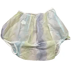 wholesale reusable adult plastic diaper pants waterproof pants incontinence PVC pants