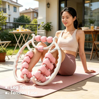 Rouleau de massage circulaire multifonctionnel pour yoga, pour les jambes, les bras, les épaules, les muscles, pour adolescents, enfants, personnes âgées, adultes, exercice quotidien