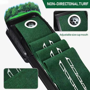 Tapis de putting de golf en gros avec système de retour automatique de balle, aide à l'entraînement, facile à assembler, pour intérieur et jardin - Product Image 3