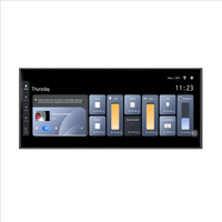Tuya wifi android 12.3 pouces type ue smart inwall panneau de commande central multifonction avec passerelle zigbee système de musique de fond