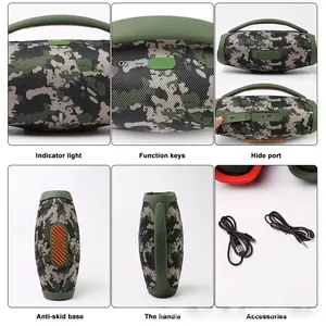 Boombox3 pour haut-parleur avec microphone intégré, puissance de sortie 20W, batterie 4000mAh - pour la maison, les places publiques et les karaokés - Product Image 6