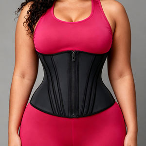 Ceinture amincissante respirante et sans couture pour femme, antibactérienne, écologique, avec double fermeture à agrafes, pour le ventre - Product Image 4