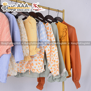 Camicetta in Cotone Usata KingAAA V36 di Qualità KungFu KingAAA, Camicia Estiva Casual da Donna, <span class=keywords><strong>Abbigliamento</strong></span> di Seconda Mano - Product Image 5