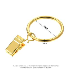 Современный скандинавский Золотой Римский крючок простой железный зажим для штор занавески прочный металлический зажим современный несущий дизайн - Product Image 5