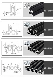 Profil <span class=keywords><strong>t</strong></span> Nut mô-đun <span class=keywords><strong>Alu</strong></span> phụ kiện mục <span class=keywords><strong>t</strong></span>-rãnh <span class=keywords><strong>t</strong></span>ùy chỉnh màu đỏ nhôm đùn nhôm hồ sơ aluprofile aluprofil 40x40 - Product Image 4