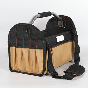 Sacs et étuis spéciaux en polyester durable, pliables, multi-poches, avec fermeture éclair, pour kit de tuyaux en acier portable de 16 pouces sur mesure - Product Image 2