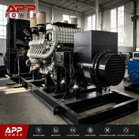 Grupo Electrógeno Diésel Trifásico con Motor Modelo KTA19-G3A de 400/450KW, Motor de Seis Cilindros, 500/562.5KVA