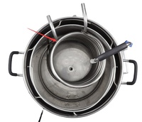 Refroidisseur 6 refroidisseur d'immersion refroidissement par eau spirale moût refroidisseur refroidissement rapide artisanat bière refroidisseur de bière purée