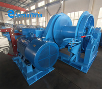 Treuil hydraulique de remorquage marin pour chantier naval 30t 50t 80t, treuil de coulisse électrique pour amarrage de pont de navire/bateau, prix