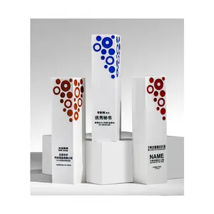 Jadevertu New Style Trophy Epoxy Polystone Awards Sports Trophy Colorful Style For Business Gift Resin Plaque