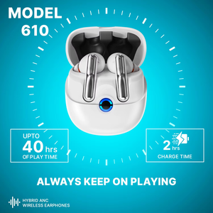 KYPTEC 610 Hybrid ANC Wireless Earbuds Active Noise Cancelling Bluetooth Earphones Low Latency <b>Gaming</b> HD Sound - Product Image 4