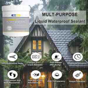 Modern Liquid Polyurethane <b>Waterproof</b> Sealant Invisible Repairing Leak Adhesive Eco-Friendly Indoor Outdoor Roof Coating - Product Image 2
