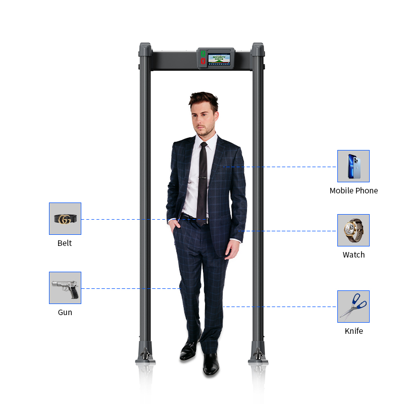 Прямые поставки с фабрики, прогулка обеспеченностью через детектор металла и темп ходьбы через дверь Прогулка через детектор металла