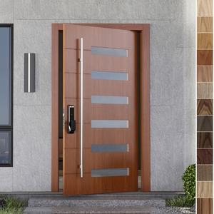 Puerta Pivotante Exterior de Madera Sólida England Villa 32x80, Puerta de Entrada Principal Moderna y de Lujo para Casa, Antirrobo, para Apartamento u Hotel - Product Image 1