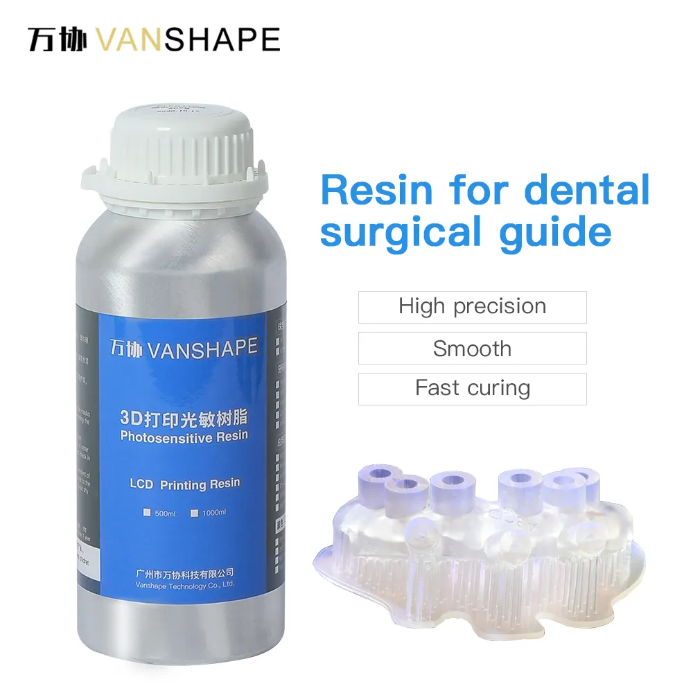 Vanshape High Precision UV Curing Resin For Dental Surgical Guide For LCD/DLP 3D Printer