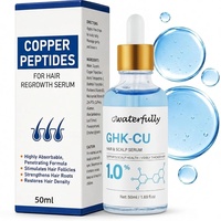 Sérum capillaire au peptide GHK-Cu, peptides de cuivre pour la croissance des cheveux, sérum léger pour le traitement du cuir chevelu, sérum fortifiant les racines, huile capillaire