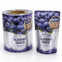 Kantong Zipper VMPET Penghalang Tinggi Khusus - Kantong Berdiri Stand Up Food Grade untuk Campuran Blueberry Kering & Kacang