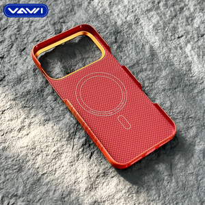 VAWI V-K01 Étui de téléphone en fibre d'aramide de haute qualité, ultra-fin, en fibre de carbone, antichoc, pour iPhone 15 16 17 Pro Max, étui Android - Product Image 4