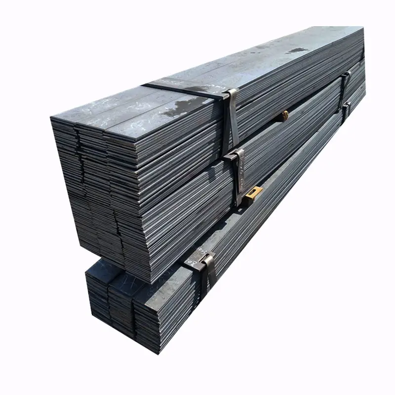Black/Galvanized Surface Carbon Steel Flat Bar Cold Drawn Metal Alloy Q195 Q235 Q345 Carbon Steel Flat Bar