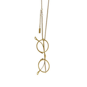 Nuevo <span class=keywords><strong>collar</strong></span> largo de lujo Retro de gama alta de nicho <span class=keywords><strong>para</strong></span> mujer, colgante chapado en oro, accesorio <span class=keywords><strong>para</strong></span> gafas, joyería de moda Retro - Product Image 6