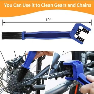 Kit de Nettoyage de Chaîne de Vélo, Nettoyeur de Chaîne, Accessoires de VTT, Outil d'Entretien, Grande Brosse de Nettoyage, Outils de Réparation - Product Image 4