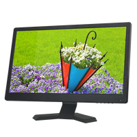 Monitor CCTV LCD Full HD de 21.5 Pulgadas con Entrada AV BNC, Monitor LED BNC de Pantalla Ancha de 22 Pulgadas para Juegos y Uso Comercial