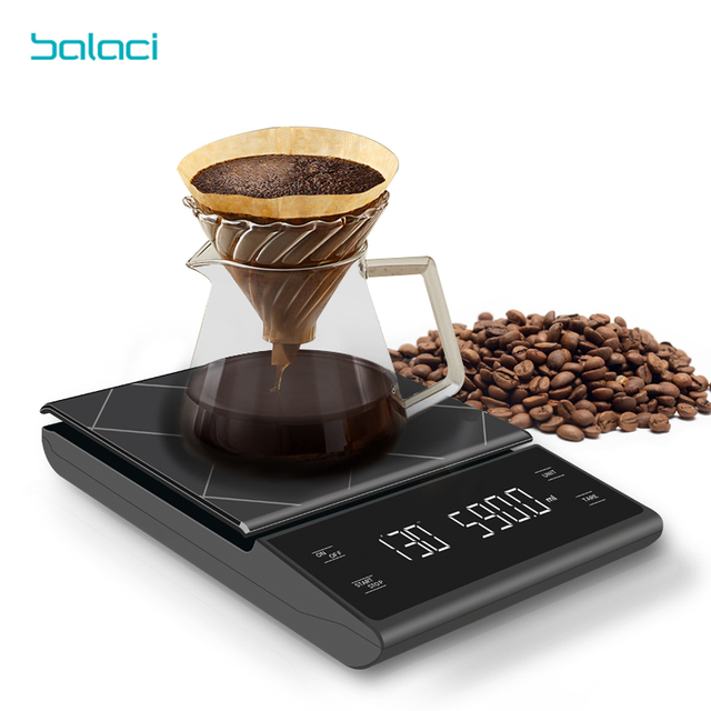 Smart 3kg/0.1g Electronic Charging Smart Scale Weight Digital Coffee Scale With Timer