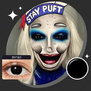 무료 배송 Pseyeche 콘택트 렌즈 화이트 할로윈 콘택트 렌즈 sharingan 코스프레 아이 렌즈 렌즈 드 콘택트 - Product Image 4