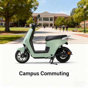 SMPLLO摩托车电动1500瓦电机48/60/72V 32Ah城市通勤，适用于校园和家庭骑行购物送货 - Product Image 2