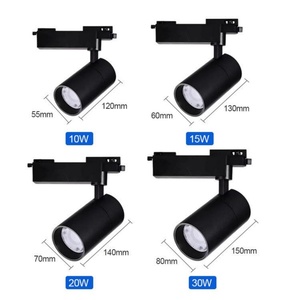 Venta al por Mayor de Lámparas LED COB de 20W/30W para Riel, con Encendido/Apagado y Atenuación 0-10V/Dali, para Hoteles y Hogares - Product Image 3