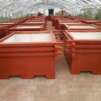 Pabrik grosir tahan lama ramah lingkungan tinggi Modern kotak penanam kayu tanaman berdiri pemegang Pot bunga dalam ruangan luar ruangan