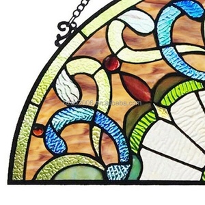 Vidrio Tiffany y Vidrio de Colores Semirredondo Hecho a Mano, Personalizado al por Mayor, para Puertas, Paredes y Ventanas, con Doble Acristalamiento - Product Image 6