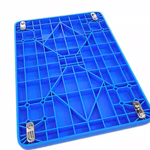 Chariot de transport double couche MILLMISS pour entrepôt, chariot à roulettes amovible léger avec poignée pour <span class=keywords><strong>le</strong></span> transport de marchandises - Product Image 2