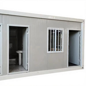 Unité <span class=keywords><strong>de</strong></span> toilettes mobiles préfabriquées certifiées CE - Installation sanitaire extérieure portable avec salle <span class=keywords><strong>de</strong></span> bain, durable, installation facile - Product Image 1