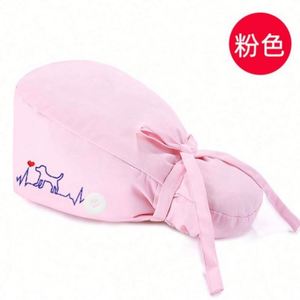 Gorro Médico Moderno de Pelo Largo de Algodón con Sensor de Movimiento, Ajustable, Colores Surtidos, con Botones y Lazos Traseros, Accesorios para Enfermeras - Product Image 1