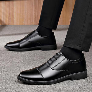 2026 Summer Business Anti-Slip Casual Lace-up Leather Shoes of High-Quality Wedding Formal Men's leather Dress Shoes&Oxfords - Product Image 4