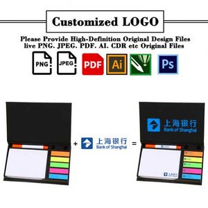 YS965 Promotion <b>Sticky</b> <b>Notes</b> <b>Note</b> Pad Paper Stickers Kraft Paper Rectangular Stick <b>Note</b> Set With Box Memo Pad With Custom Logo - Product Image 2